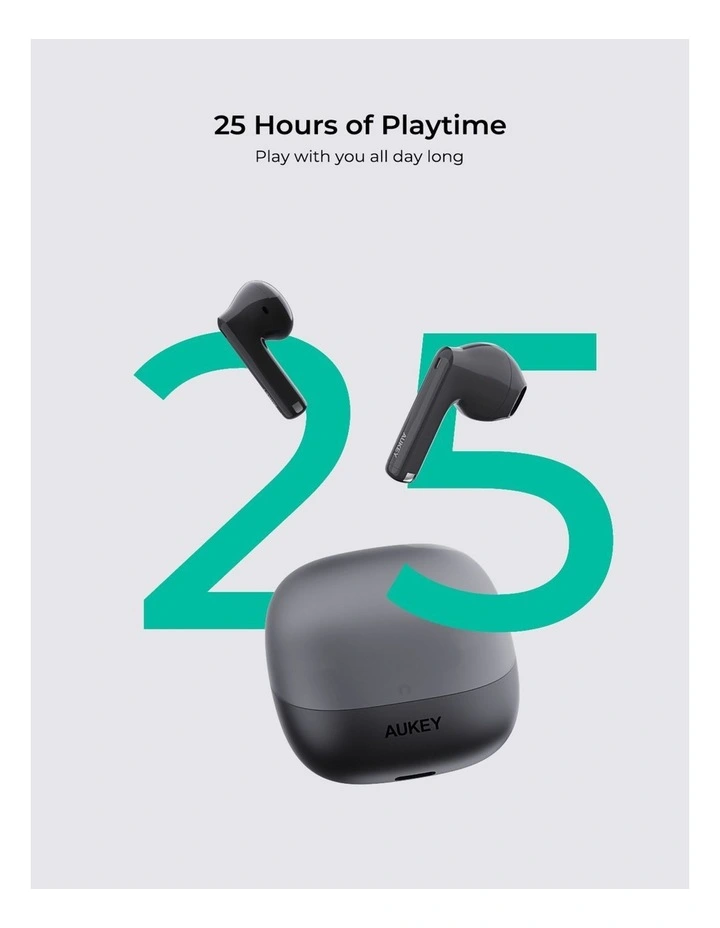 AUKEY EP-M4 Move Flex True Wireless Earbuds with Low Latency and ENC image 6