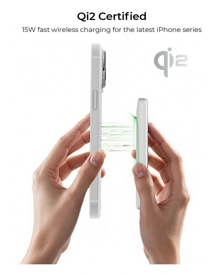 AUKEY PB-MS07 MagFusion M Qi2 5000mAh Magnetic Wireless Power Bank image 6