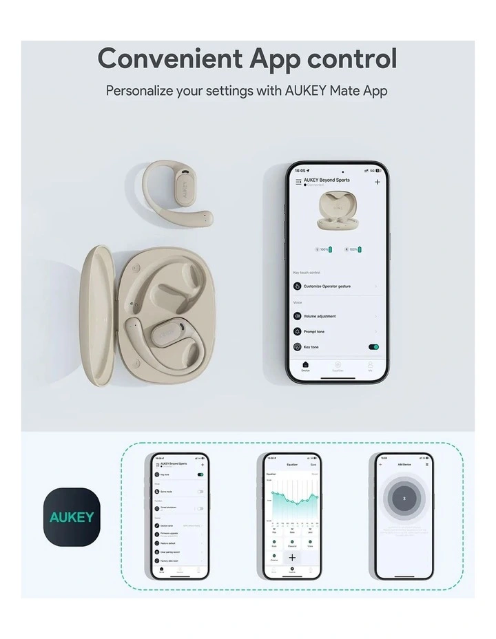 AUKEY EP-S1 Open-Ear True Wireless Earbuds BEYOND SPORTS image 7