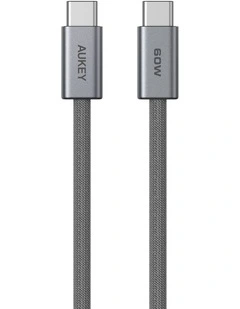 AUKEY CB-DCC061 Circlet Blink 1m 60W DTY Braided USB-C to C Cable