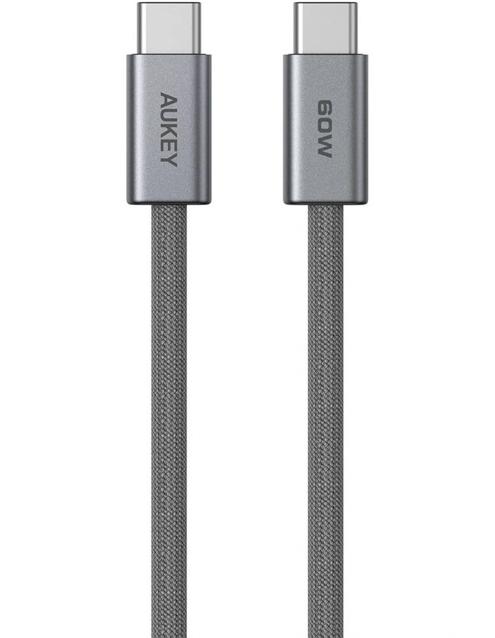 AUKEY CB-DCC061 Circlet Blink 1m 60W DTY Braided USB-C to C Cable image 1