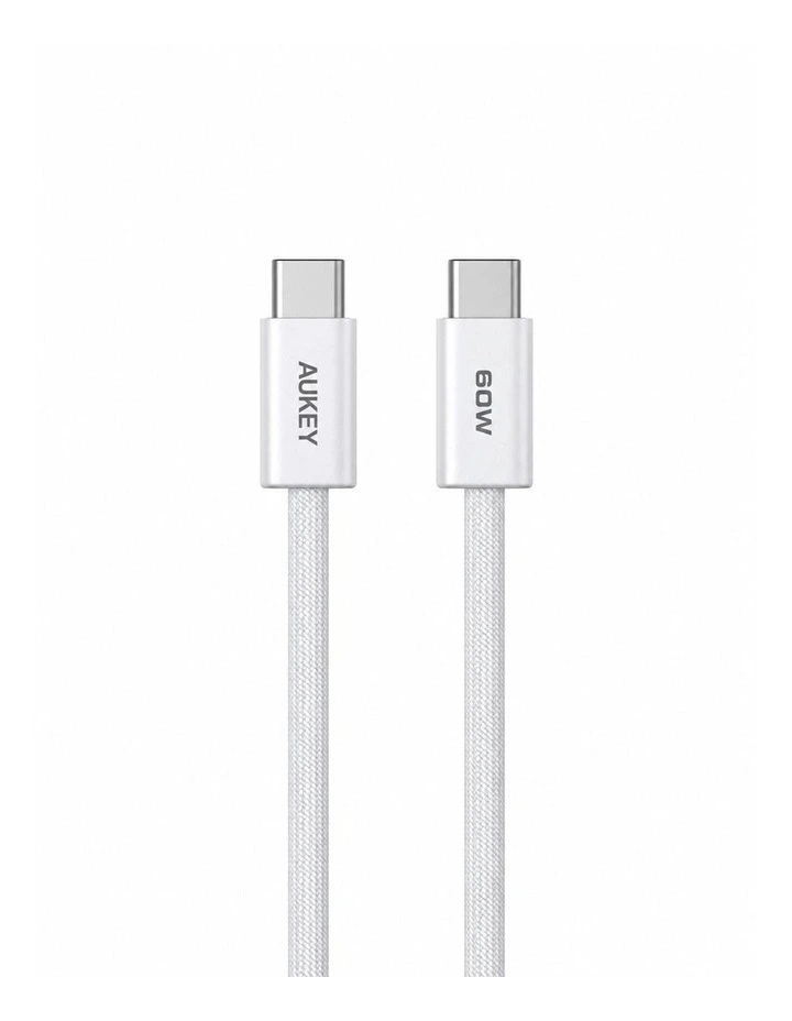 AUKEY CB-DCC061 Circlet Blink 1m 60W DTY Braided USB-C to C Cable image 1