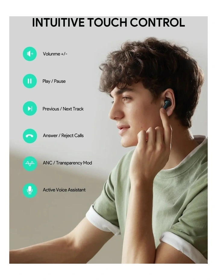 AUKEY EP-M1NC True Wireless ANC Earbuds with Charging Case image 2