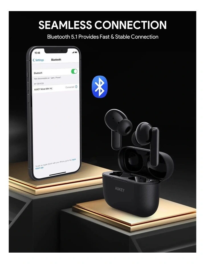 AUKEY EP-M1NC True Wireless ANC Earbuds with Charging Case image 3