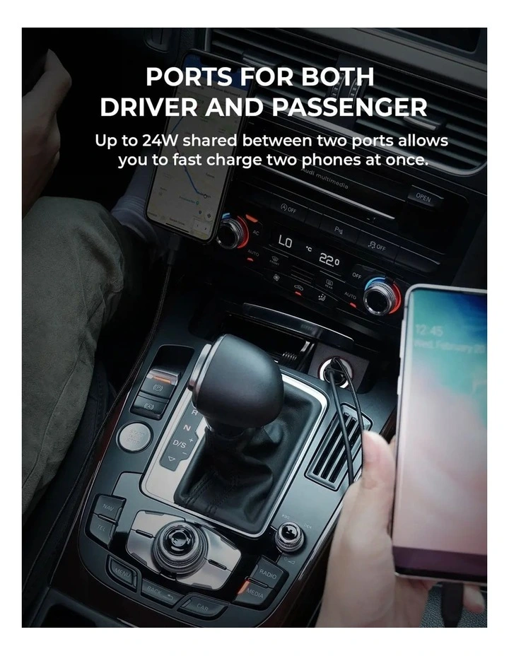 AUKEY CC-A3 Nano Car Charger Dual port 30W image 4