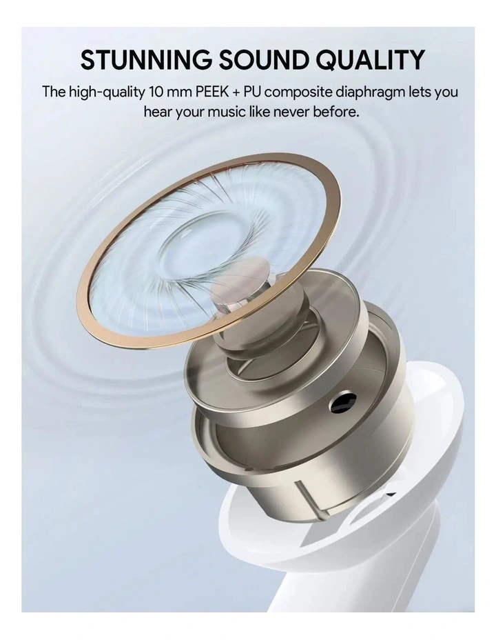 AUKEY EP-M1S True Wireless Mini S Earbuds - Lightweight, Bass-Driven Sound image 4