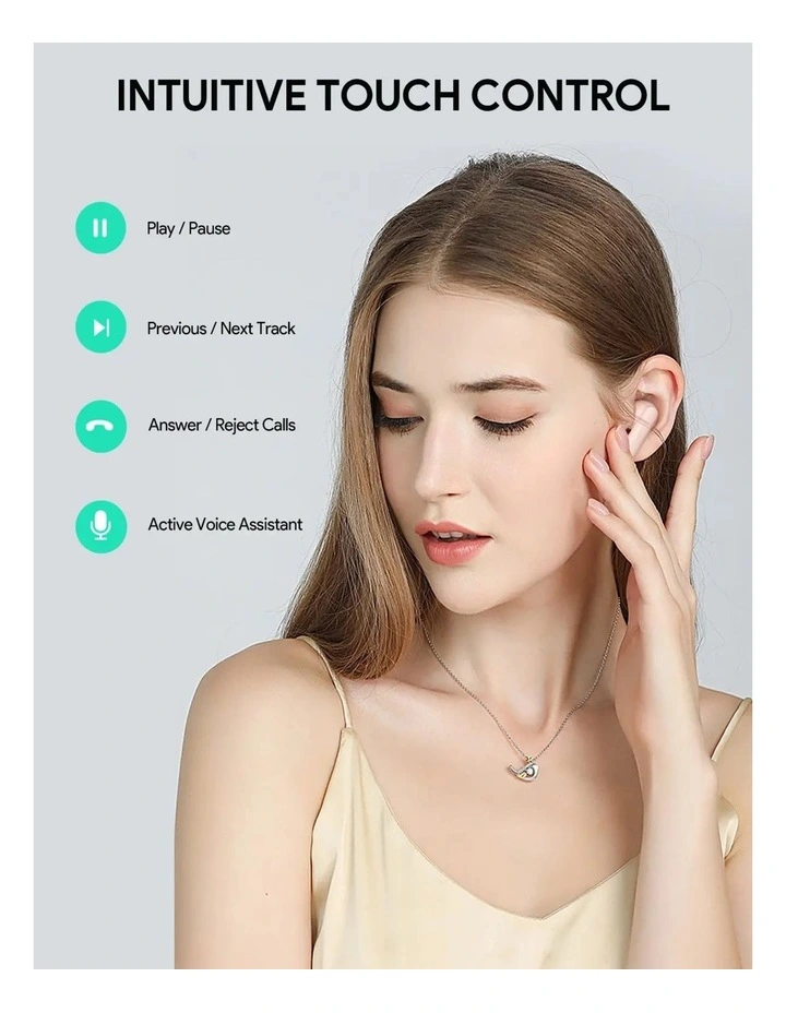 AUKEY EP-M1S True Wireless Mini S Earbuds - Lightweight, Bass-Driven Sound image 7