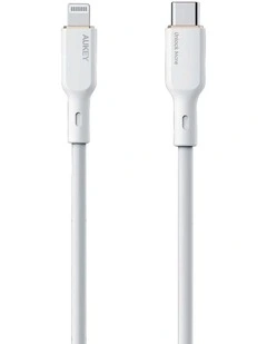 AUKEY CB-SCL1 Circlet CL USB-C to Lightning Silicone Cable 1M White