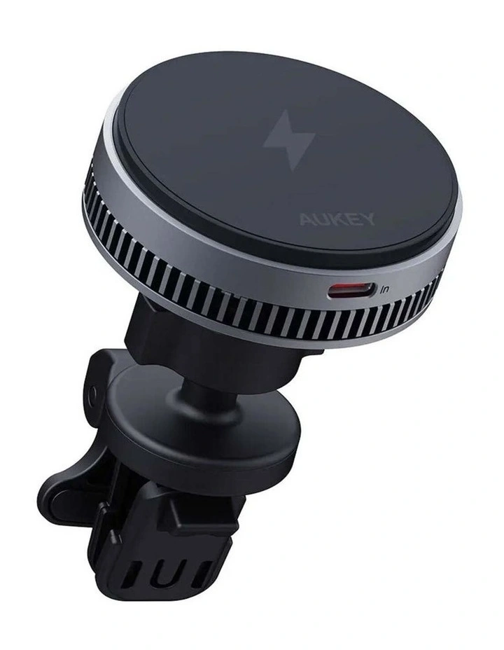 AUKEY MagFusion Dash Pro HD-MC13A Qi2 Active Cooling 15W Magnetic Car Charger Mount image 1