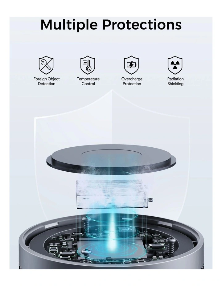 AUKEY LC-G10 MagFusion GameFrost Qi2 Active Cooling Wireless Charger image 6