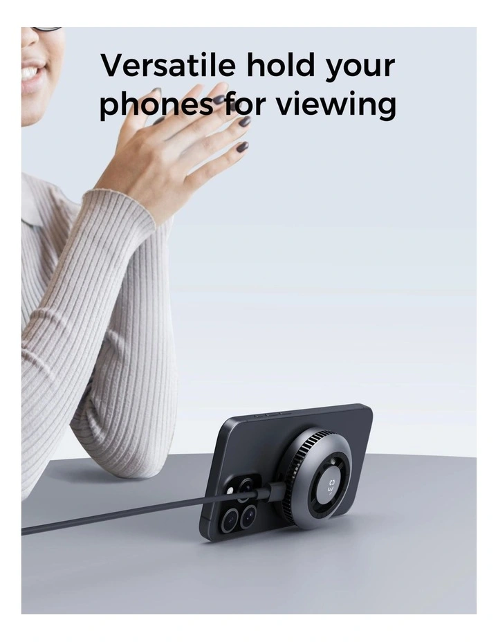 AUKEY LC-G10 MagFusion GameFrost Qi2 Active Cooling Wireless Charger image 7