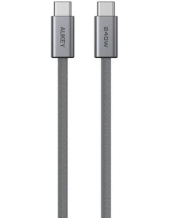 AUKEY CB-DCC241 Circlet Blink 1m 240W DTY Braided USB-C to USB-C Cable