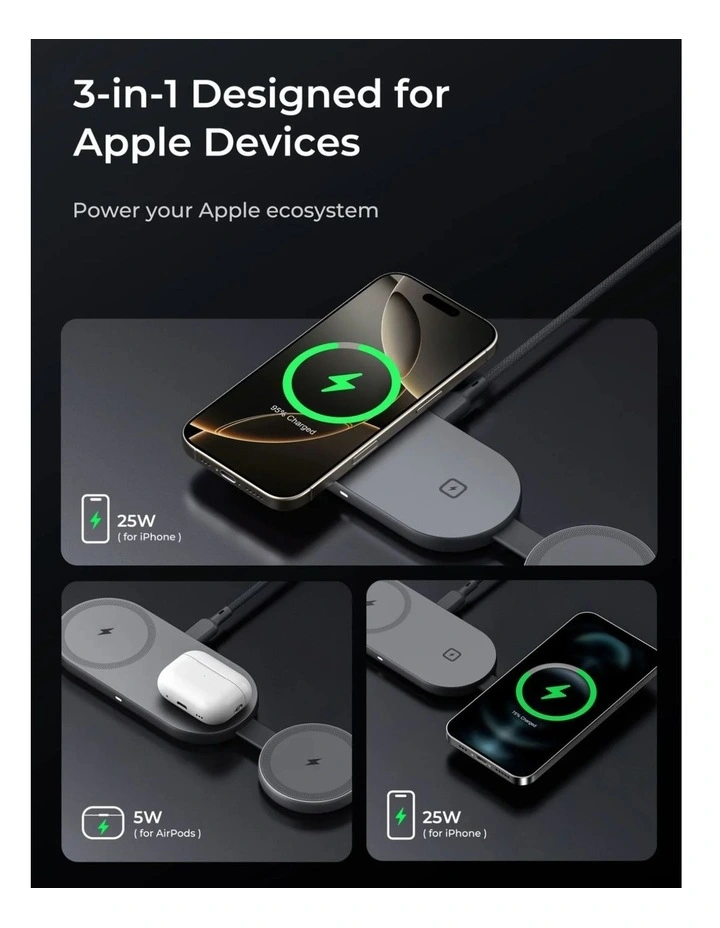 AUKEY LC-MC314 MagFusion C Pro Magnetic Wireless Charger image 2