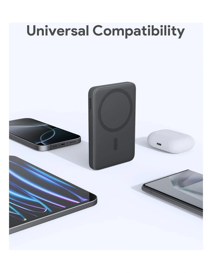 AUKEY PB-MS03 MagFusion Slim Magnetic Wireless Charging Power Bank 5000 mAh image 2