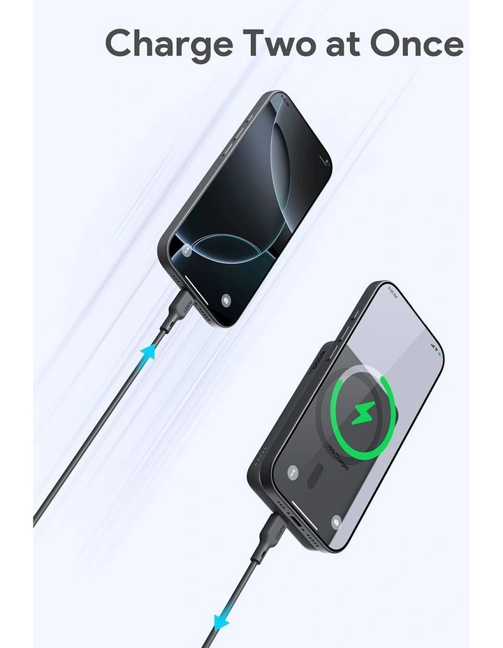 AUKEY PB-MS03 MagFusion Slim Magnetic Wireless Charging Power Bank 5000 mAh image 3