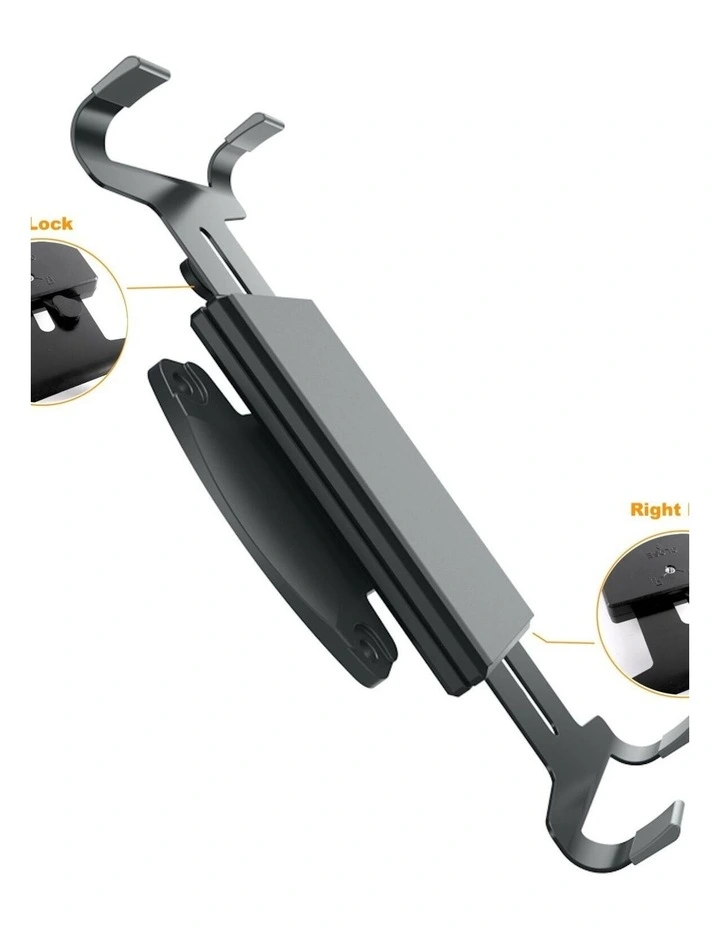 Black VESA Tablet Clamp Mount For Monitor Arms With Secure Adjustable Grip image 3