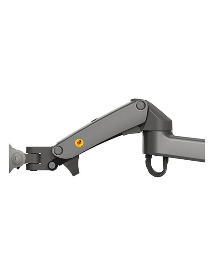 Gunmetal Grey Wall Mounted Gas Strut Monitor Arm For Smooth Ergonomic Screen Positioning image 6