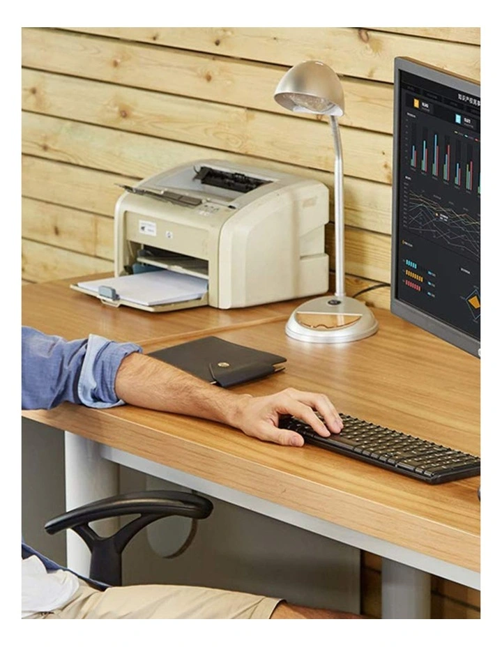 Gunmetal Grey Wall Mounted Gas Strut Monitor Arm For Smooth Ergonomic Screen Positioning image 7