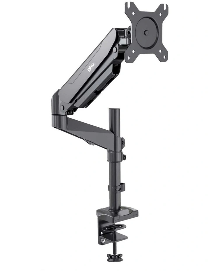 Black Gas Spring Monitor Mount With Full Motion Adjustment And Strong Stable Aluminium Construction image 1