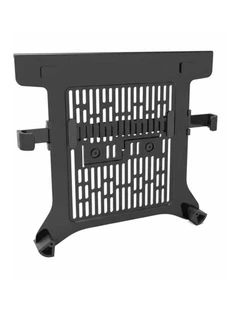 Black Universal Laptop Tray For VESA Monitor Mounts With Ventilation Design