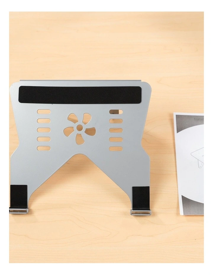 Black Heavy Duty Laptop Shelf For Monitor Mount Supporting Higher Weight Capacity image 3