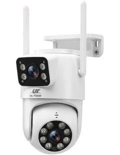 UL-Tech 2.5K 4MP Dual Lens Security Camera, Pan Tilt Auto-Tracking Color Night Vision
