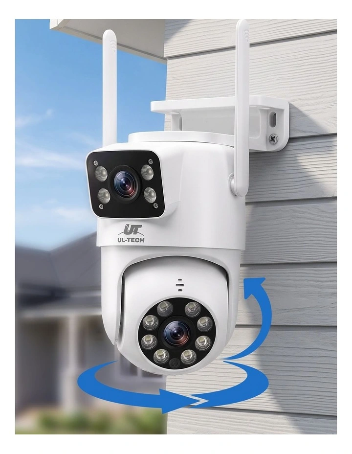 UL-Tech 2.5K 4MP Dual Lens Security Camera, Pan Tilt Auto-Tracking Color Night Vision image 2