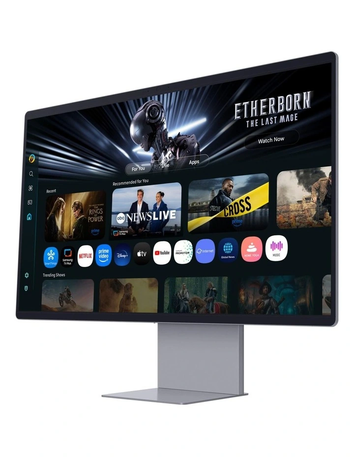Samsung 32 Smart Monitor M9 M90SF 4K OLED Samsung Vision AI (32, Silver) image 3