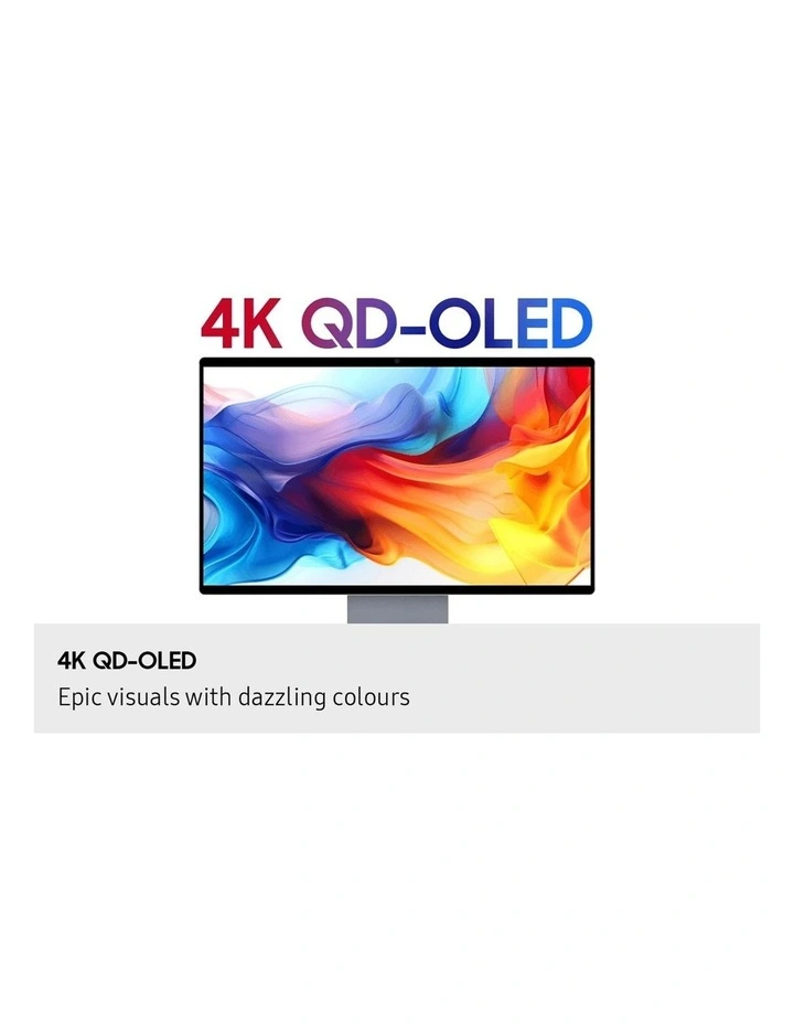 Samsung 32 Smart Monitor M9 M90SF 4K OLED Samsung Vision AI (32, Silver) image 6