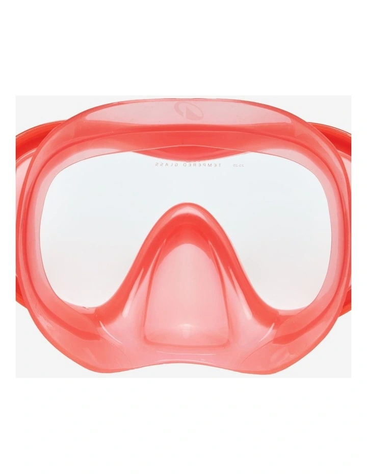 Decathlon - Diving ANTI-FOG mask, 100 Mono Comfort Pink orange image 5