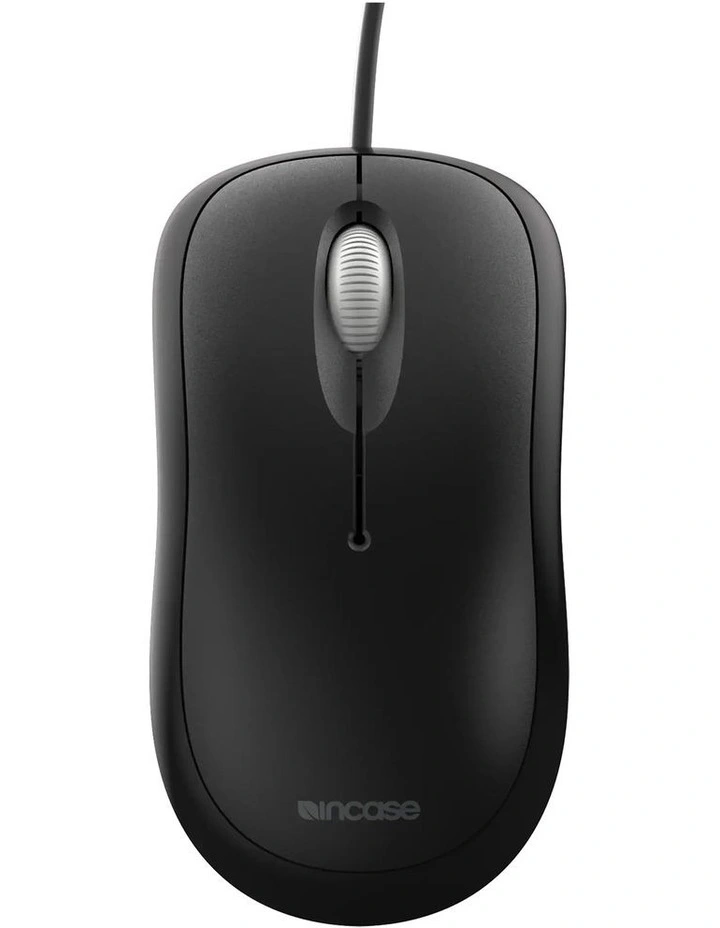 Incase Wired USB-A Basic Optical Mouse - Black [P58-00065] image 2