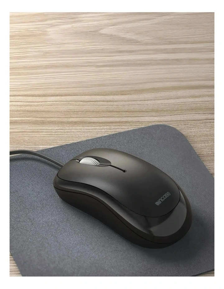 Incase Wired USB-A Basic Optical Mouse - Black [P58-00065] image 5