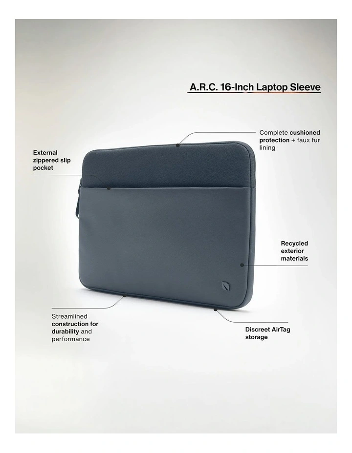 Incase A.R.C. 16-inch Laptop Sleeve - Navy [INCO400718-NVY] image 7