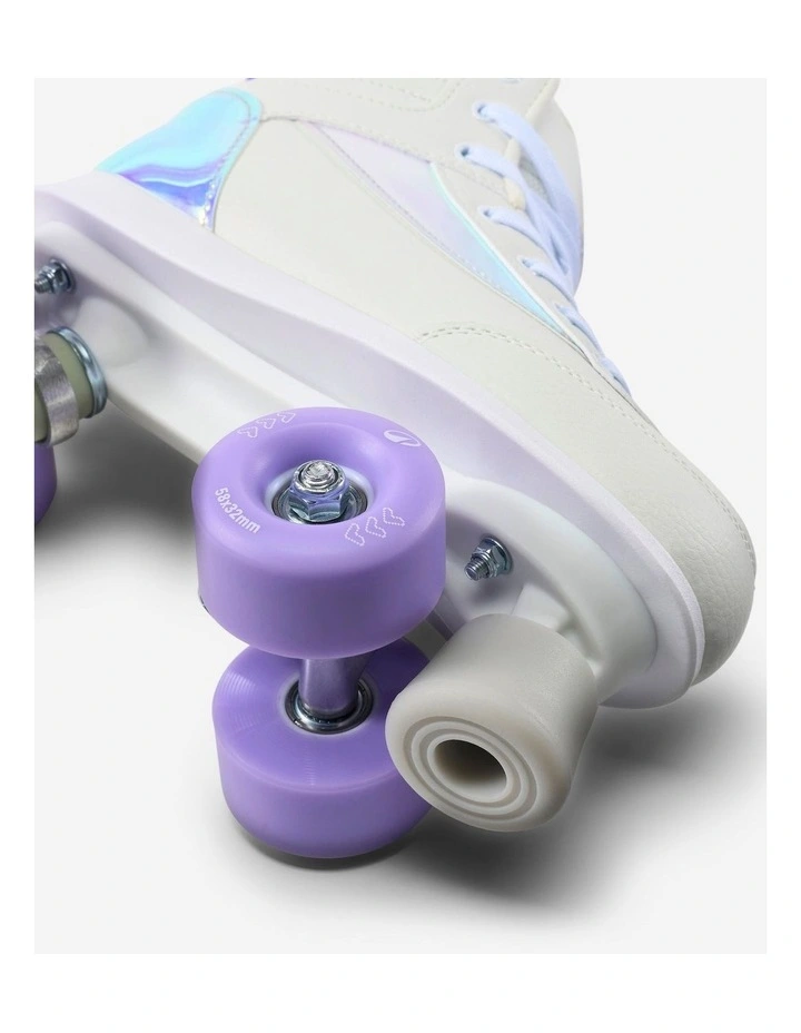 Decathlon - Oxelo Quad Roller Skates 100 Lilac image 3