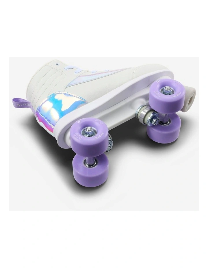 Decathlon - Oxelo Quad Roller Skates 100 Lilac image 7