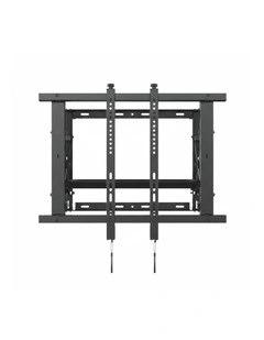 Black Pop Out Video Wall Mount Bracket With Alignment Adjustment For Professional Displays