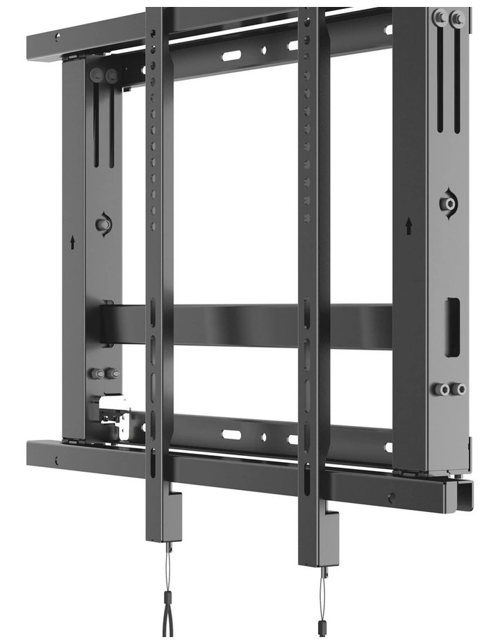Black Pop Out Video Wall Mount Bracket With Alignment Adjustment For Professional Displays image 3