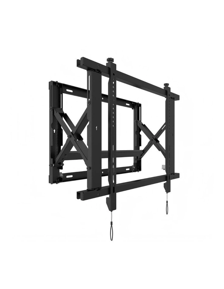 Black Pop Out Video Wall Mount Bracket With Alignment Adjustment For Professional Displays image 6