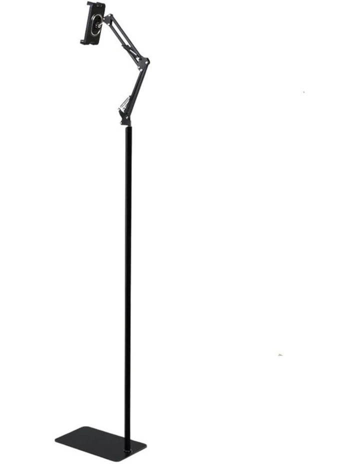 Portable Tripod Phone Tablet Mount with 360 Clamp and Flexible Arms for Video, Streaming image 1