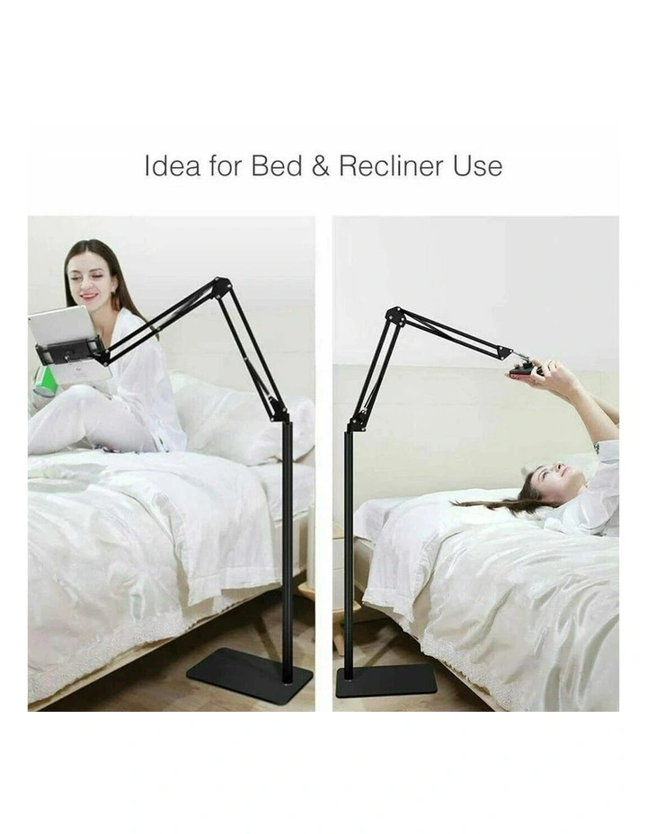 Portable Tripod Phone Tablet Mount with 360 Clamp and Flexible Arms for Video, Streaming image 3