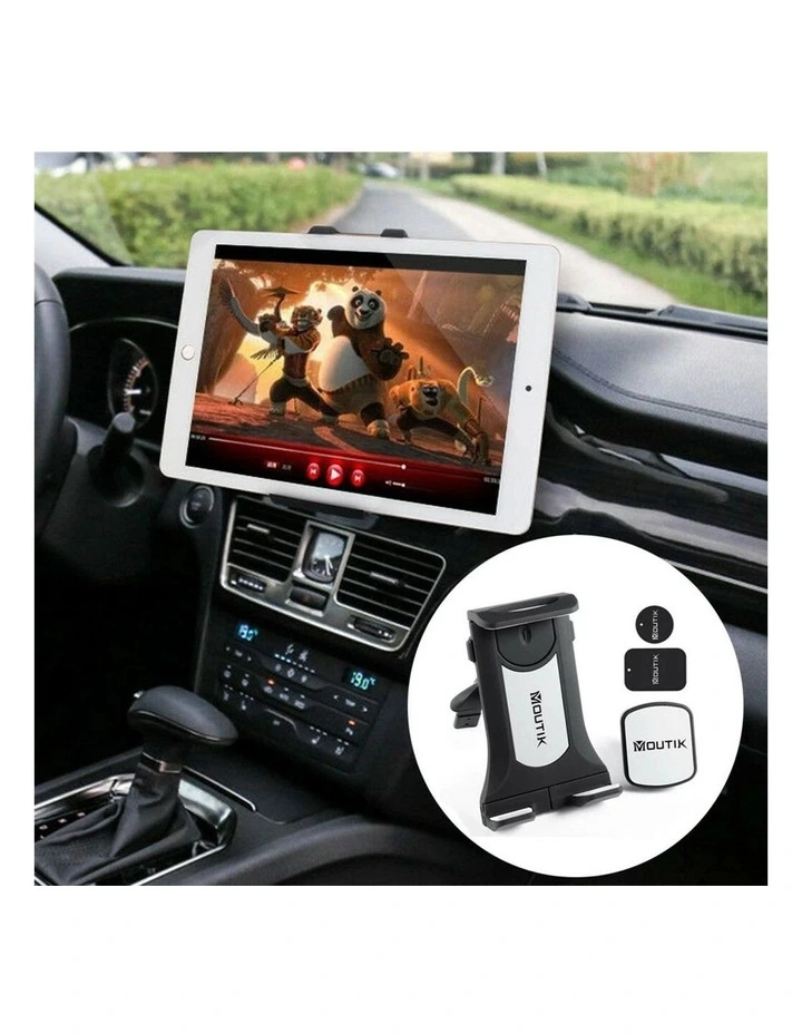 Black CD Slot Car Mount for 3.510.5 Phones & Tablets with 360 Rotation image 2