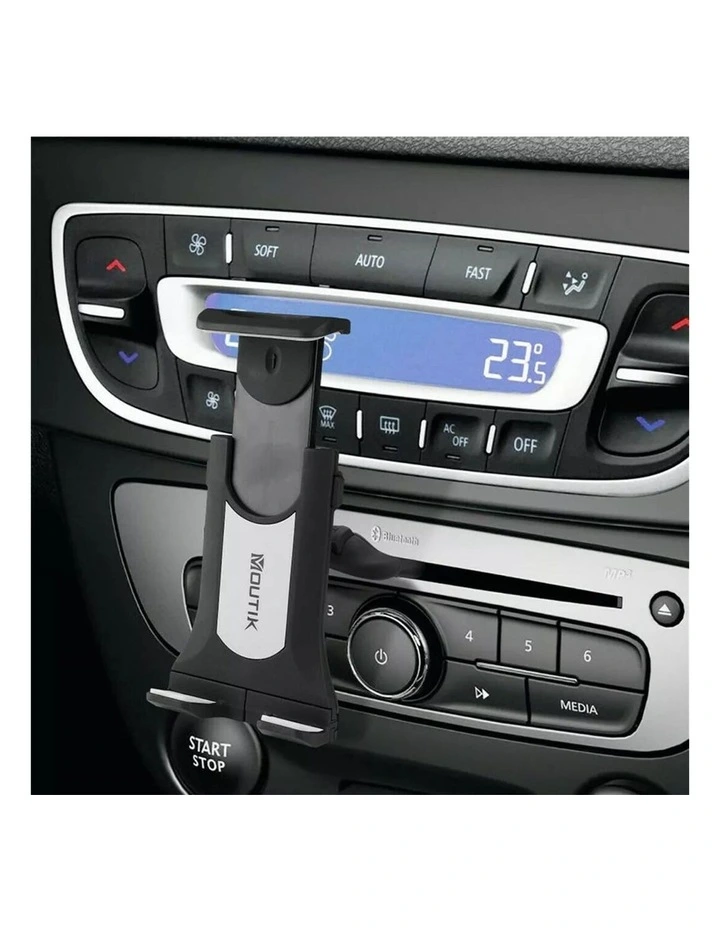 Black CD Slot Car Mount for 3.510.5 Phones & Tablets with 360 Rotation image 3