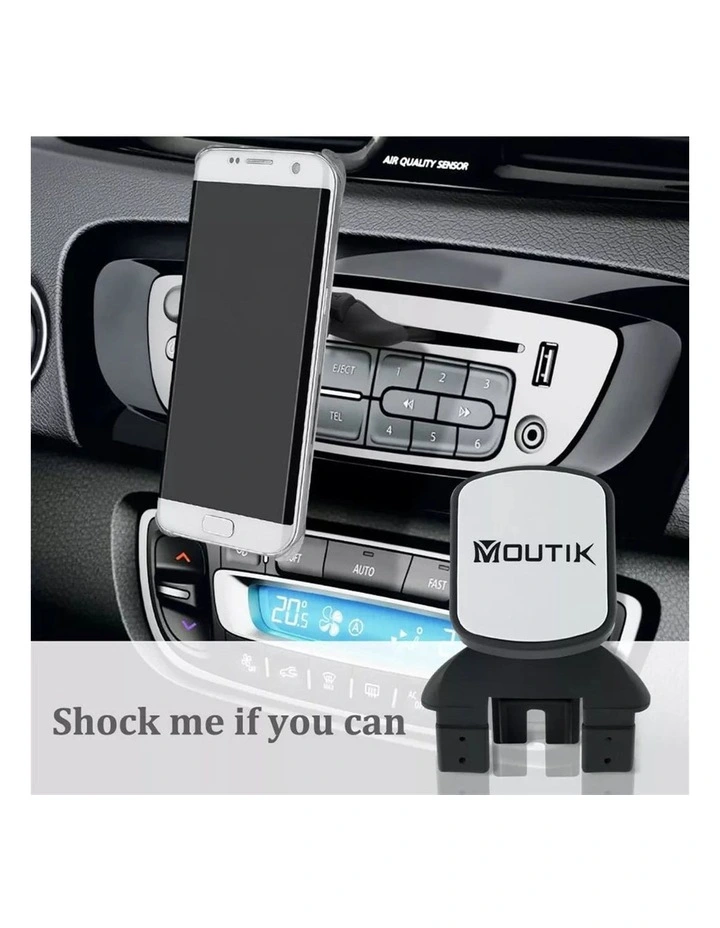 Black CD Slot Car Mount for 3.510.5 Phones & Tablets with 360 Rotation image 4