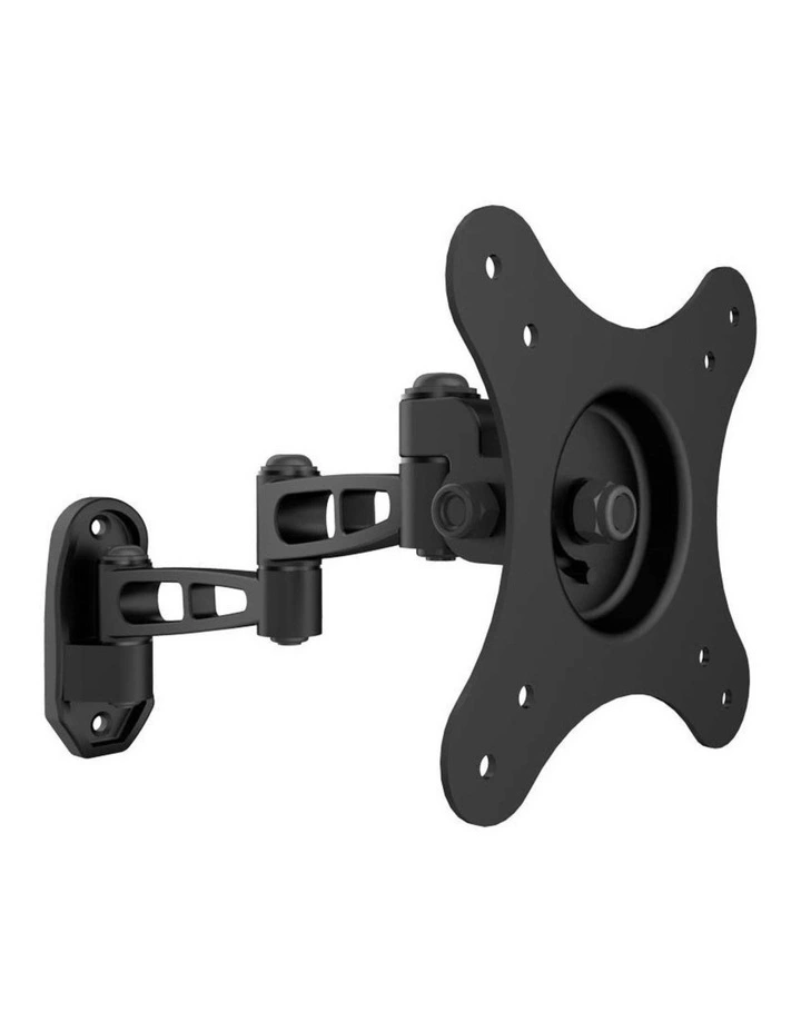 Black Tilt & Swivel TV Mount for 10-24 Screens, 15kg Load image 1