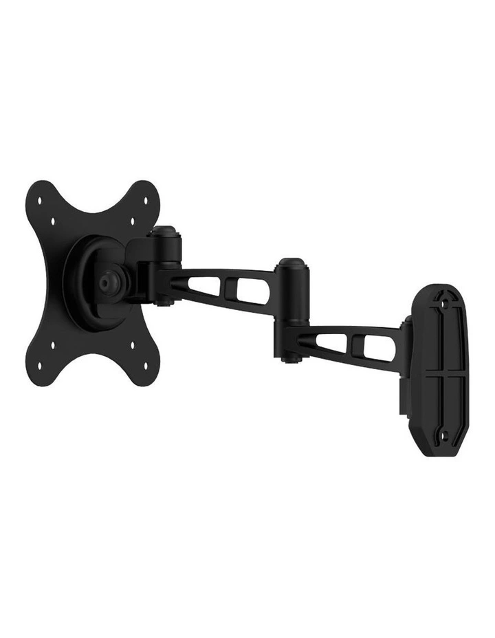 Black Tilt & Swivel TV Mount for 10-24 Screens, 15kg Load image 2