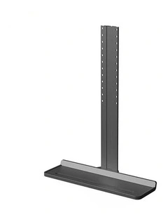 Black FP-3-G Accessory Shelf for T100 & T80 Stands With 10kg Capacity For Keyboards And Devices