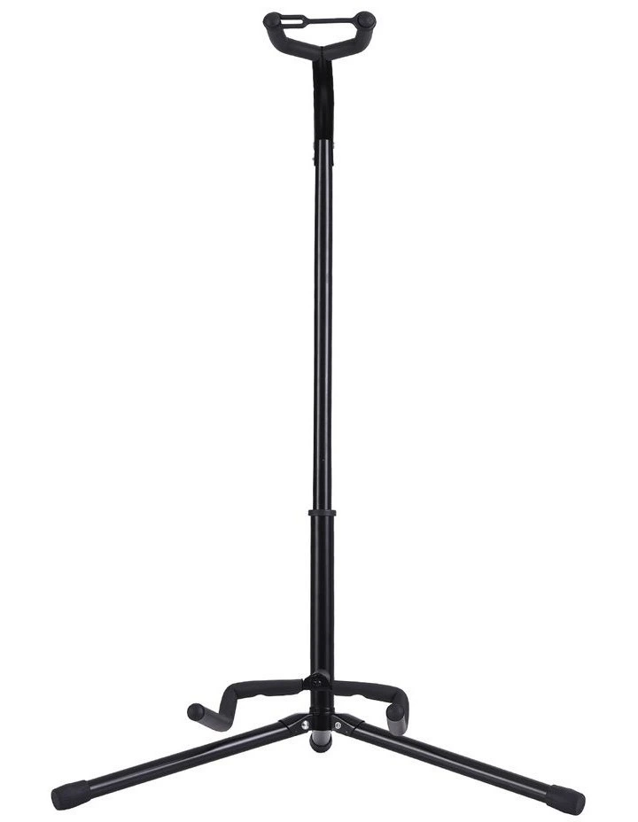 Alpha Iron Adjustable Guitar Stand Folding Instrument Holder Acoustic Bass Rack Black image 3