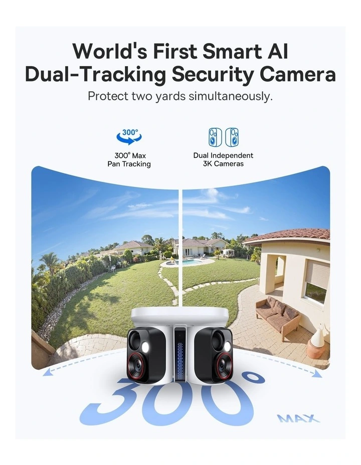 Baseus X1 Pro Dual 3K Solar Security Camera S0003500 image 4