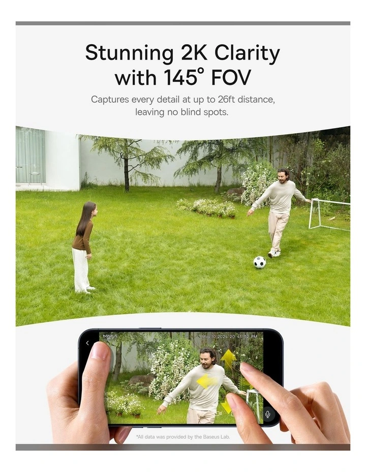 Baseus S1 2K Outdoor Security Camera With Automatic Solar Tracking image 5