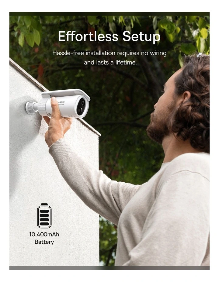 Baseus S1 2K Outdoor Security Camera With Automatic Solar Tracking image 6